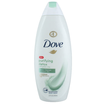 Dove Body Wash For Soft Skin Purifying Detox Cleanser That Effectively Washes Away Bacteria While Nourishing Your Skin 22 Oz 4 Count