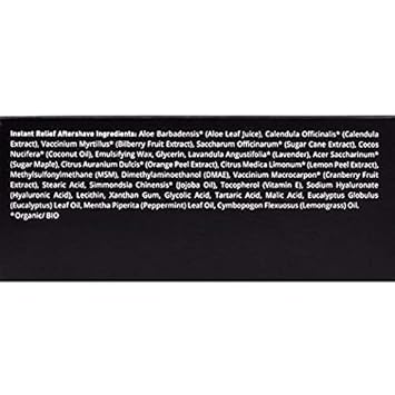 Brickell Men'S Instant Relief Aftershave For Men, Natural And Organic Soothing After Shave Balm To Prevent Razor Burn, 4 Ounce, Unscented : Beauty & Personal Care