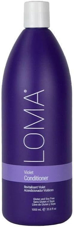 Loma Hair Care Violet Conditioner, Lemon/Eucalyptus, 33.8 Fl. Oz