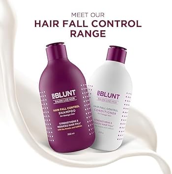 Logy Hair Fall Control Shampoo & Conditioner Combo With Pea Protein & Caffeine For Stronger Hair - (300 Ml + 250Ml)