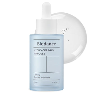 Biodance Hydro Cera-Nol Ampoule, Intensive Moisturizing Serum, Deep Hydration & Soothing Ampoule | 1.69 Fl. Oz X1Ea