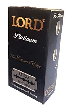 50 New Lord Platinum Double Edge Razor Blades