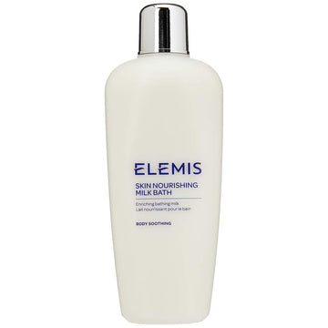 Elemis Skin Nourishing Milk Bath | Creamy Bathing Milk Enriches, Conditions And Softens Extra Dry Skin With Camellia Oil And Oat Extract | 400 Ml