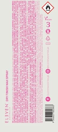 ELEVEN AUSTRALIA Dry Finish Wax Spray A Light Finishing Spray Offering a Low Sheen & Flexible Hold - 6 Oz : Beauty & Personal Care