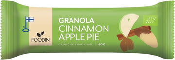 Foodin Granola Bar Cinnamon Apple Pie Organic 40G