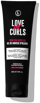 Lus (Love Ur Self) Irish Sea Moss Curl-Activating, Medium-Hold Styling Gel For Hydrated, Defined Curls, Waves & Coils- Vegan, Cruelty-Free – 8.5 Oz