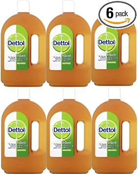 DETTOL ORIGINAL DISINFECTANT ANTISEPTIC LIQUID 750ML SKIN MEDICAL FIRST AID CARE (6) : Amazon.co.uk: Grocery