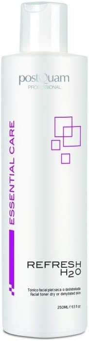 Postquam Professional Refresh H2O For Dry Or Dehydrated Skin Moisturizing Tonic 250Ml - Super Hydrating Effect – Provides A Toning And Refreshing Effect - Alcohol Free - Aloe Vera Sunflower Extract