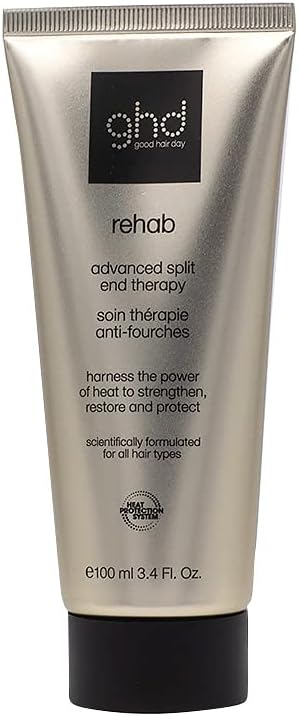ghd Rehab Advanced Split End Therapy Serum - Nourishing Hair Treatment Activated by Heat of Styling Tools, Features ghd Heat Protection System : Amazon.co.uk: Beauty
