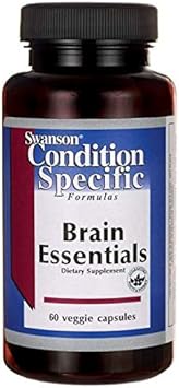 Swanson Brain Essentials 60 Veg Capsules