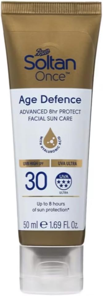 Soltan Once Age Defence Advanced 8Hr Protect Facial Sun Care Spf30 – 50Ml