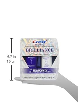 Crest Brilliance Daily Cleasning Toothpaste And Whitening Gel System - 4 Oz : Health & Household