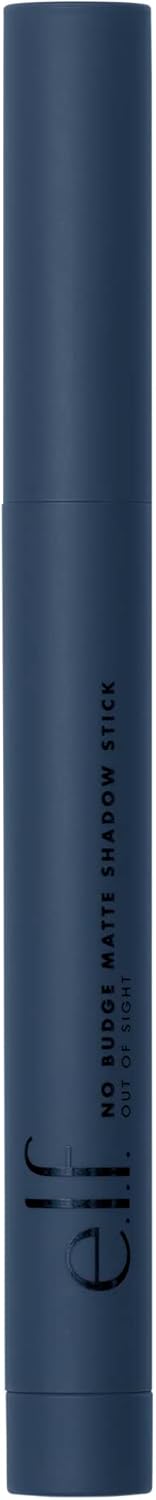 E.L.F. Cosmetics No Budge Matte Eyeshadow Stick, One-Swipe Cream Eyeshadow Stick, Long-Wear & Crease Resistant, Matte Finish, Cool Beans