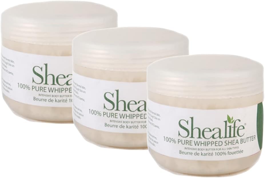 Shealife 100% Organic Unrefined Shea Butter 100G (3 Pack)