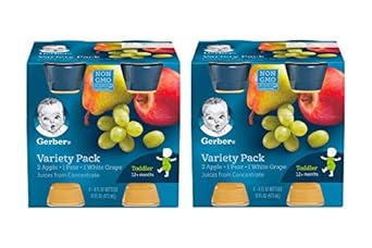 Gerber Juice Fruit Variety (Pack Of 2)