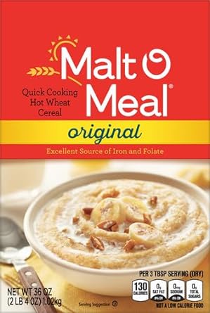 Malt-O-Meal WHEAT Cereal, Original, 36 Oz