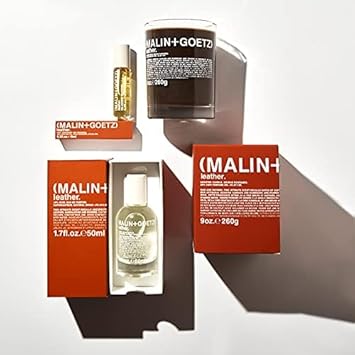 Malin + Goetz Leather Perfume Oil, 0.3 Fl. Oz. - Men & Women Rustic Modern Scented Oil, Fragrance Oil, Roll On Mini Perfume Body Oil, Vegan & Cruelty-Free : Everything Else