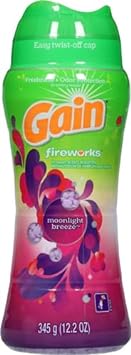 Gain Fireworks In-Wash Scent Booster Beads, Moonlight Breeze, 12.2 oz (Pack of 2)