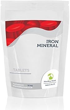 Iron Mineral 14 mg 60 Tablets Quality Products Nutrition Health Food Supplements HEALTHY MOOD UK Quality Nutrients