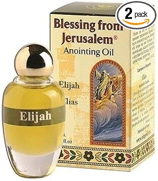 Elijah-Elias Anointing Oil From Jerusalem 10Ml (2 Bottles) : Beauty & Personal Care