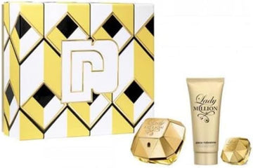 Paco Lady Million Set: Edp Spray 80Ml +Body Lotion 100Ml + Mini