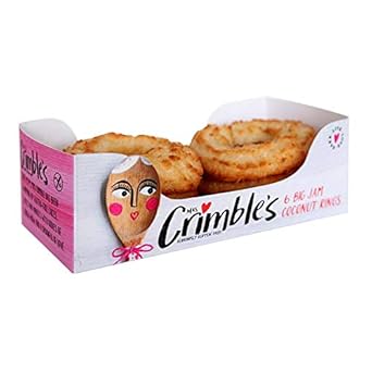 Mrs Crimble'S Jam Coconut Rings (6 Per Pack - 240G) : Grocery & Gourmet Food