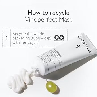 Caudalie Vinoperfect Glycolic and AHAs Peel Mask, Radiance in 10 minutes, 2.5 fl. oz. : Beauty & Personal Care