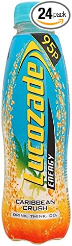 Lucozade Energy Caribbean Crush 380Ml (Pack Of 24 X 380Ml)