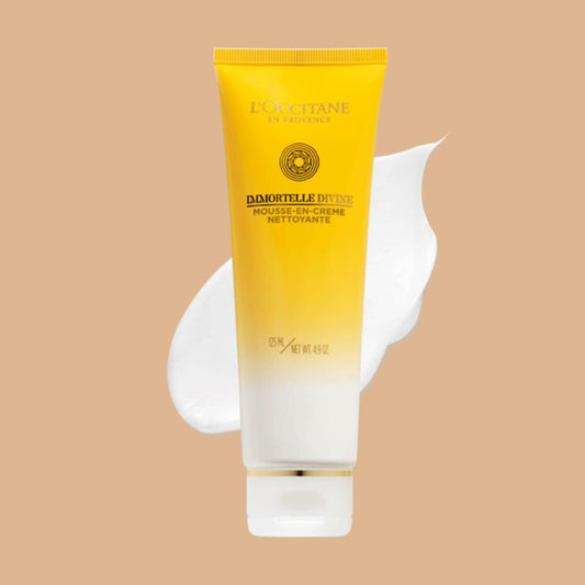 L'Occitane Immortelle Divine Foaming Cleansing Cream 4.90 Oz