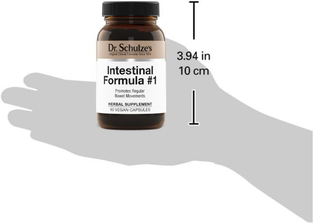 Dr. Schulze's Intestinal Formula #1 Colon Bowel Cleanse Laxative Capsules, 90 Count (90 Capsules) - Packaging May Vary : Health & Household