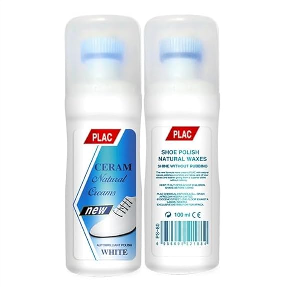 VALUEVIBES White Shoes Cleaner Brush - One-Wipe Shoe Cleaning Solution for Stain Removal, Brightening & Yellow Edge Removal (100ml)