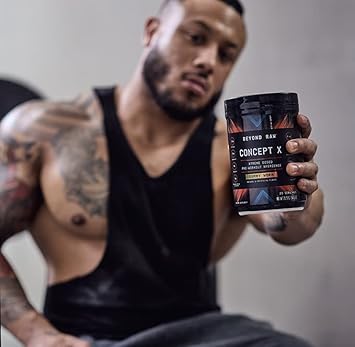 Beyond Raw Concept X, Clinically Dosed Pre-Workout Powder, Contains Caffeine, L-Citrulline, Creatine, And Beta-Alanine, Sweet & Tart Flavor, 20 Servings : Health & Household