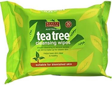 Beauty Formulas Teebaum Deep Cleaning Wipes Pack Of 30