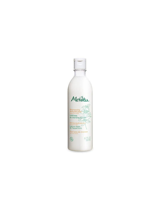 Melvita Anti-Dandruff Anti - Dandruff Shampoo For All Types Of Hair (Lemon Balm & Peppermint) 6.7 Oz : Beauty & Personal Care