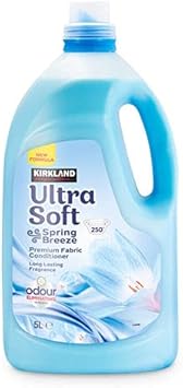 Kirkland Signature Ultra Soft Spring Breeze Fabric Conditioner, 5 Litres (250 Wash)