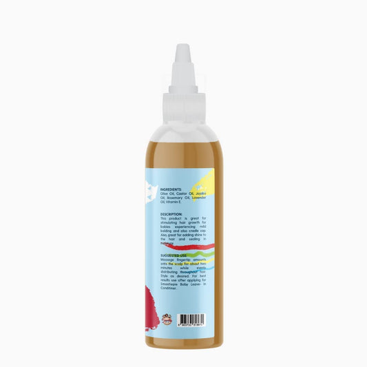 Smootiepie Baby Stimulating Growth Oil | Cradle Cap Treatment| Eczema Treatment| 100% Organic, Natural, & Vegan| Nourishing Hair Oil| Hair And Dry Scalp Oil