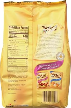 Werther'S Original Soft Caramel Candy, 25 Oz Bag