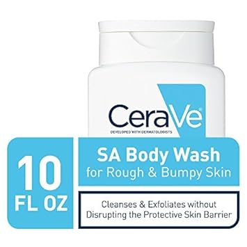 CeraVe Body Wash with Salicylic Acid | Fragrance Free Body Wash to Exfoliate Rough and Bumpy Skin | Allergy Tested | 10 Ounce : Beauty & Personal Care