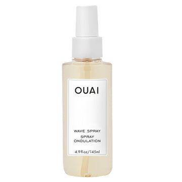 OUAI Wave Spray - Hair Texture Spray for Perfect, Effortless Beachy Waves - Curl Enhancing Spray Adds Texture, Body & Shine - Safe for Color Treated Hair - Free of Parabens and Sulfates - 4.9 fl oz