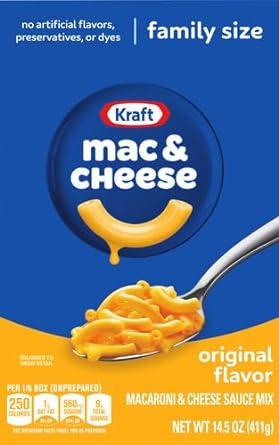 Kraft Original Macaroni & Cheese Dinner Family Size (14.5 oz Box)