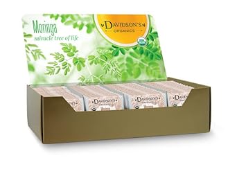 Davidson'S Organics, Moringa Chai, 100-Count Individually Wrapped Tea Bags