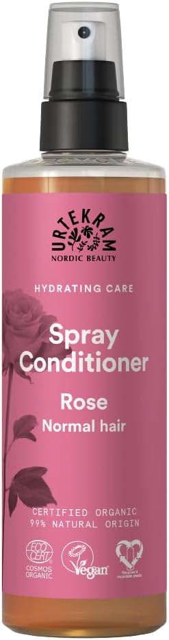 Urtekram Tea Tree Spray Conditioner – Leave In - Natural & Refreshing Formula For Hair & Scalp - Moisturizes, Detangles & Soothes Itchy Scalp, 250 Ml