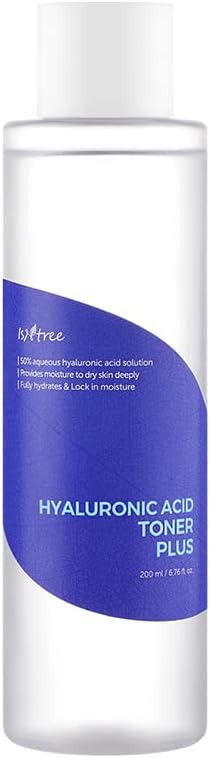 Isntree Hyaluronic Acid Toner Plus 200Ml, 6.76 Fl.Oz | Deep Moisture For Dry Skin | Fully Hydrates & Locks In Moisture | Ampoule-Like Texture | Korean Skincare