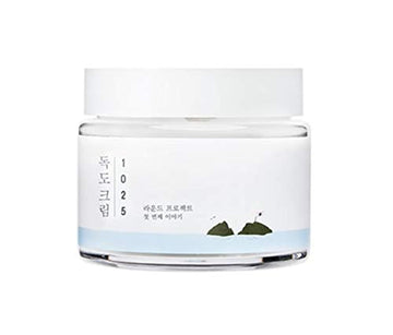 Round Lab 1025 Dokdo Cream | Facial Cream, Soothing, Moisturizing Cream (2.71Fl.Oz) (International Ver.)