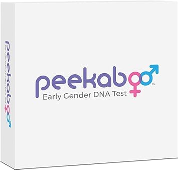 Peekaboo Early Gender At Home Dna Test, Over 99% Accurate, Test As Early As 6 Weeks Pregnant, Includes Lab Fee