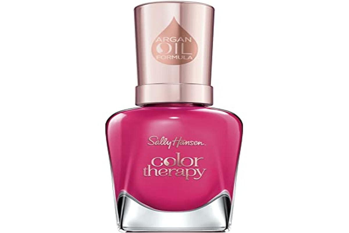 Sally Hansen Color Therapy Nail Polish, Pampered In Pink, Pack Of 1