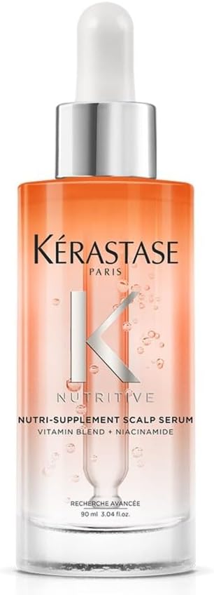 Kérastase Nutritive, Hydrating Scalp Serum For Dry Hair, With Niacinamide And Vitamins, Moisturising And Revitalising, Fast Absorbing And Non Greasy, Nutri-Supplement, 90 Ml