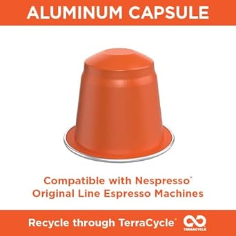Cafe La Llave Decaf Espresso Pods: 80 Dark Roast Latin-Style Coffee Capsules, Intensity 11, Compatible With Nespresso Original Line Machines - Bold, Rich Flavor, Recyclable Aluminum