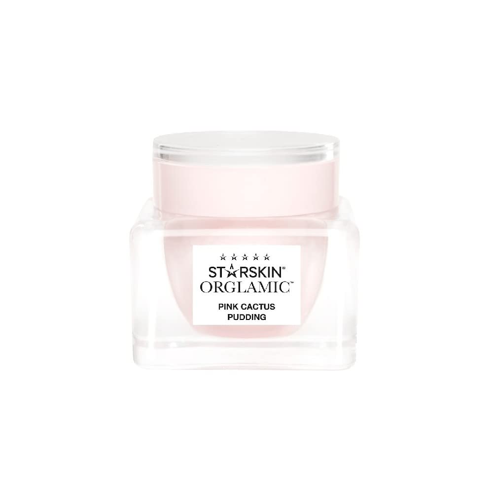 Starskin Orglamic Pink Cactus Pudding 1X15Ml, Hydrating & Glowing Face Cream For All Skin Types, Revitalizing And Nourishing, K Beauty Skincare : Beauty & Personal Care