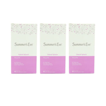 Summer'S Eve Feminine Douche, Island Splash, 4 Ct. 4.5 Oz. (Pack Of 3)